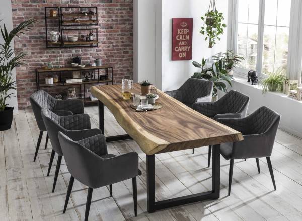 Sit Möbel Armlehnstuhl, 2er-Set (SIT & CHAIRS) 02452-21 (Gestell Stahl, Bezug Samt) Online Outlet