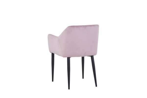 Sit Möbel Armlehnstuhl, 2er-Set (SIT & CHAIRS) 02452-24 (Gestell schwarz, Bezug altrosa) Zeitlich begrenztes Angebot