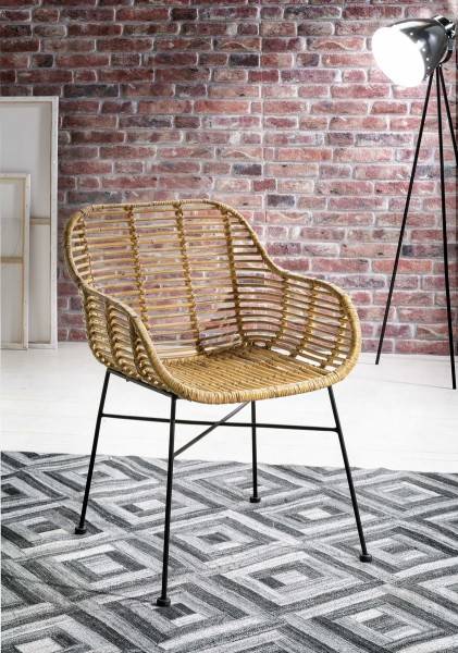 Sit Möbel Armlehnstuhl, 2er-Set (RATTAN) 05340-01 (natur) Letzter Tag