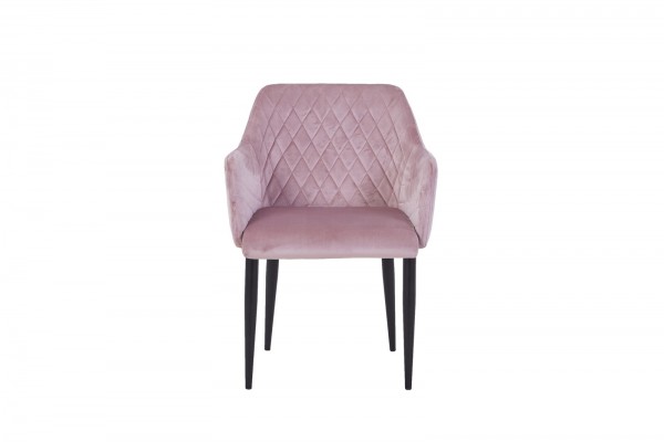 Sit Möbel Armlehnstuhl, 2er-Set (SIT & CHAIRS) 02452-24 (Gestell schwarz, Bezug altrosa) Bis zu 50% Rabatt