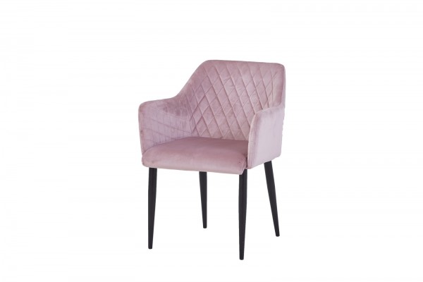 Sit Möbel Armlehnstuhl, 2er-Set (SIT & CHAIRS) 02452-24 (Gestell schwarz, Bezug altrosa) Bis zu 50% Rabatt