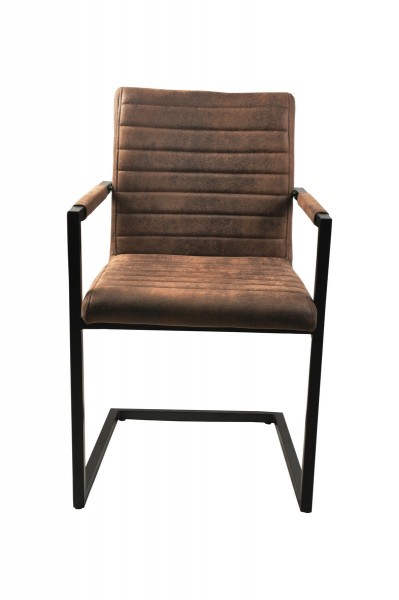 Sit Möbel Armlehnstuhl, 2er-Set (SIT & CHAIRS) 02497-30 (Bezug braun, Gestell antikschwarz) Bis zu 65% Rabatt