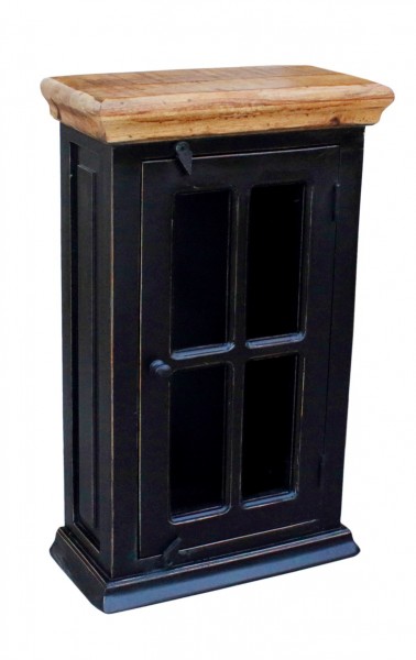 Sit Möbel Bäder-Set (CORSICA) 18005-00 (schwarz mit honigfarbiger Deckplatte) Riesige Rabatte