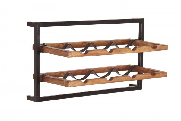 Sit Möbel Wandweinregal (PANAMA) 09236-01 (natur mit antikschwarz) Online Outlet