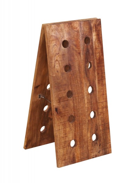 Sit Möbel Weinregal (RUSTIC) 01950-04 (natur antik mit antikschwarzen Beschlägen)