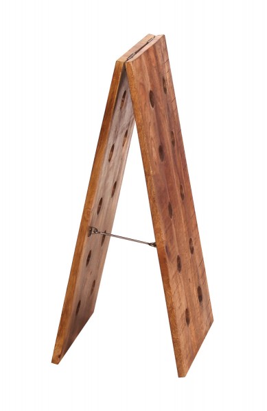 Sit Möbel Weinregal (RUSTIC) 01950-04 (natur antik mit antikschwarzen Beschlägen) Kauf eins, bekomm eins gratis