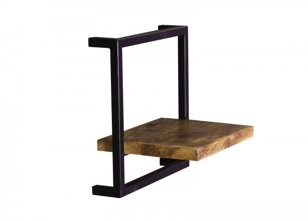Sit Möbel Wandregal, 1 Boden (SIDNEY) 14340-01 (natur, schwarz) Riesige Ersparnisse