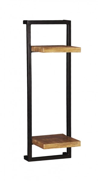 Sit Möbel Wandregal, 2 Böden (SIDNEY) 14338-01 (natur, schwarz) Wochenangebot