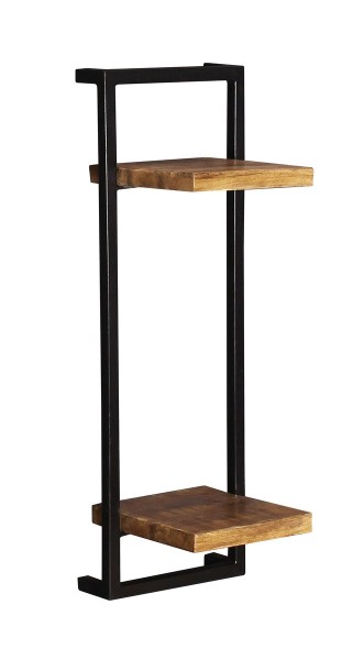 Sit Möbel Wandregal, 2 Böden (SIDNEY) 14338-01 (natur, schwarz) Wochenangebot