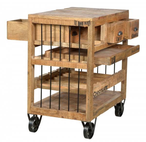 Sit Möbel Wein-Kommode (RUSTIC) 01987-04 (natur antik mit antikschwarzen Beschlägen) Bis zu 60% Rabatt