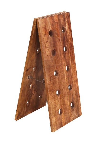 Sit Möbel Weinregal (RUSTIC) 01950-04 (natur antik mit antikschwarzen Beschlägen) Fabrikpreis