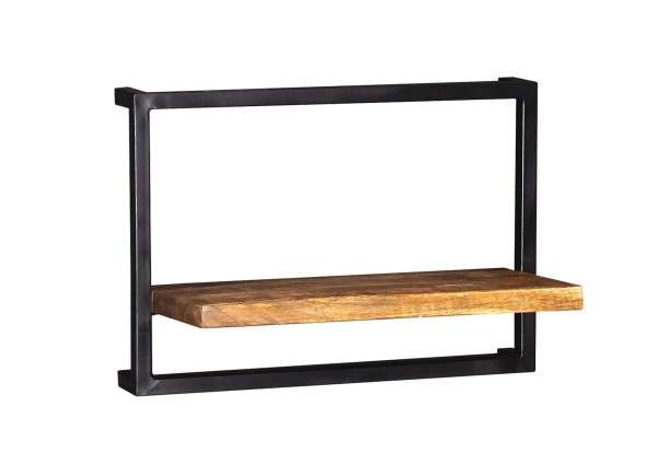 Sit Möbel Wandregal, 1 Boden (SIDNEY) 14339-01 (natur, schwarz)