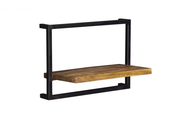Sit Möbel Wandregal, 1 Boden (SIDNEY) 14339-01 (natur, schwarz) Super Sparpreis