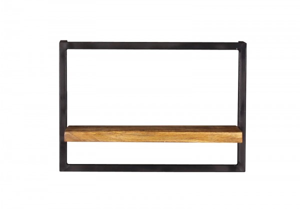 Sit Möbel Wandregal, 1 Boden (SIDNEY) 14339-01 (natur, schwarz) Super Sparpreis