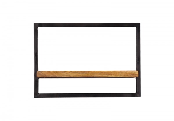 Sit Möbel Wandregal, 1 Boden (SIDNEY) 14339-01 (natur, schwarz) Super Sparpreis