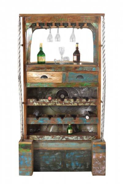 Sit Möbel Barschrank Tuk-Tuk (THIS & THAT) 01054-07 (schwarz-gelb mit bunt) Günstig kaufen