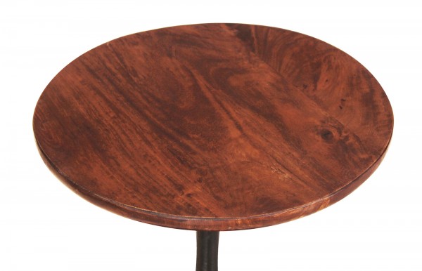 Sit Möbel Beistelltisch 40x40 cm (TOM TAILOR) 12882-01 (Platte antikbraun, Sockel schwarz) Preisnachlass