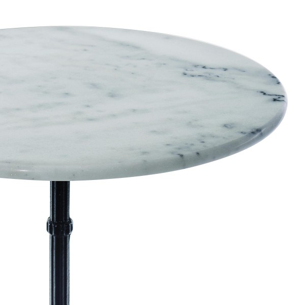 Sit Möbel Bistro-Tisch, 60 cm rund (THIS & THAT) 09999-11 (Platte weiß, Gestell schwarz) Neueste Mode