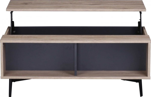 Sit Möbel Couchtisch (MAILBOX) 11780-95 (dunkel anthrazit und natur)