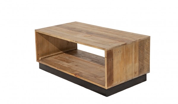 Sit Möbel Couchtisch (OLD PINE) 13880-01 (natur, schwarz) Blitzverkäufe