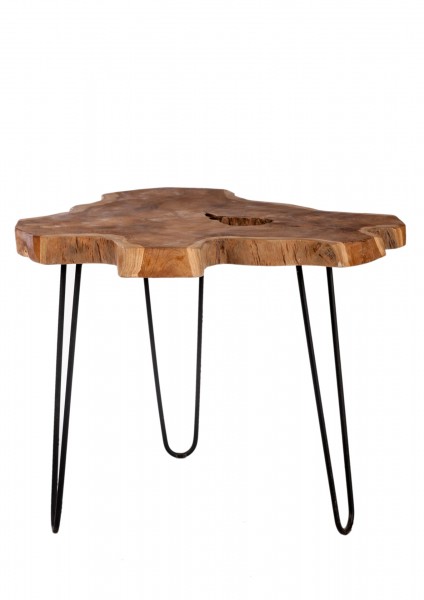 Sit Möbel Couchtisch (ROMANTEAKA) 07996-07 (natur, Gestell antikschwarz) Flash Sale
