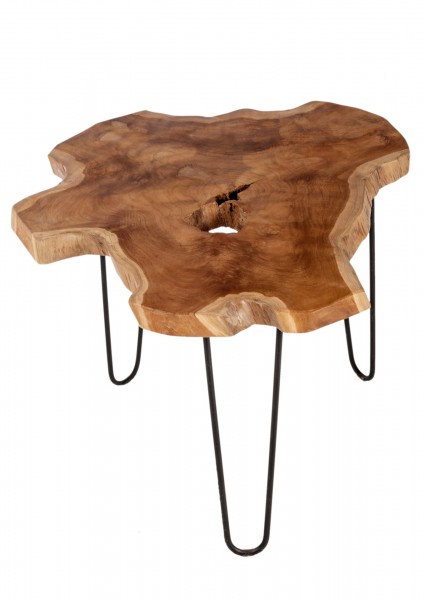Sit Möbel Couchtisch (ROMANTEAKA) 07996-07 (natur, Gestell antikschwarz) Flash Sale