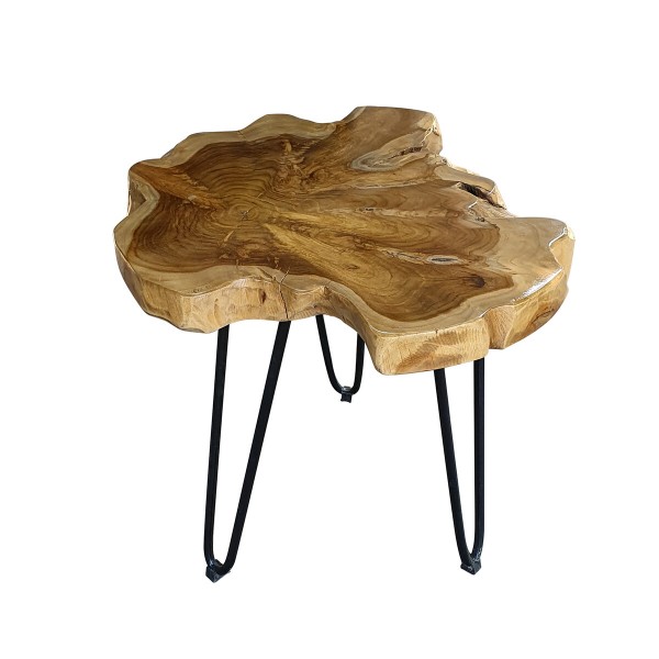 Sit Möbel Couchtisch (ROMANTEAKA) 07996-07 (natur, Gestell antikschwarz) Flash Sale