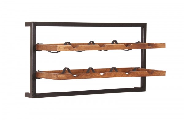Sit Möbel Wandweinregal (PANAMA) 09236-01 (natur mit antikschwarz) Discount Store für neue Produkte