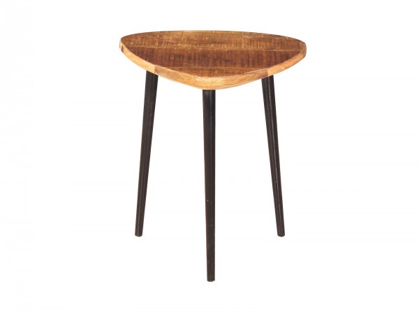 Sit Möbel Couchtisch 40x37x37 cm (SIDNEY) 14344-01 (natur, schwarz) Schlussverkauf