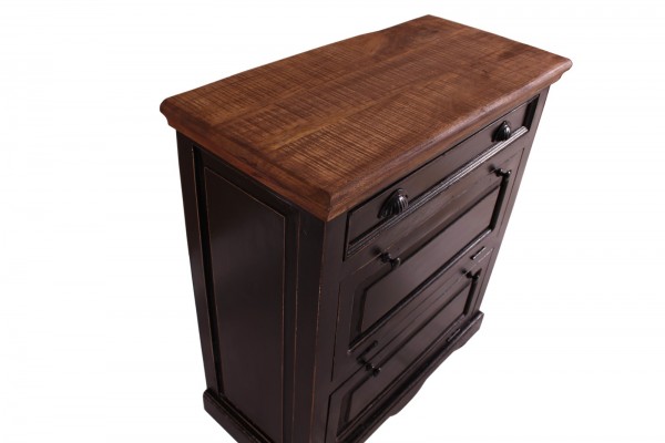 Sit Möbel Dielen-Set (CORSICA) 18000-30 (schwarz mit honigfarbiger Deckplatte) Cyber Monday