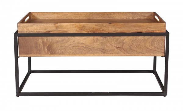 Sit Möbel Couchtisch (PANAMA) 09251-01 (natur mit antikschwarz) Fabrik Onlineshop