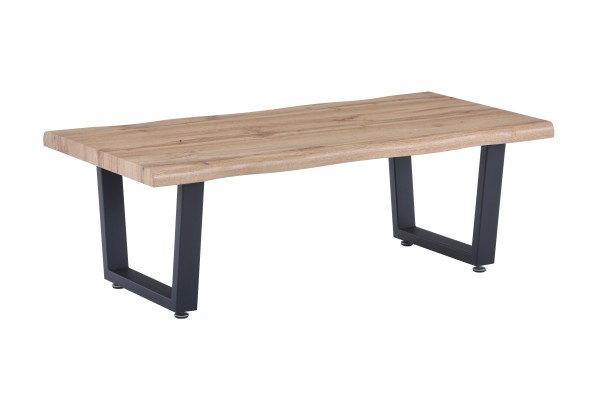 Sit Möbel Couchtisch 120x60x40 cm 19000-36 (Platte natur, Gestell schwarz) Osterangebot