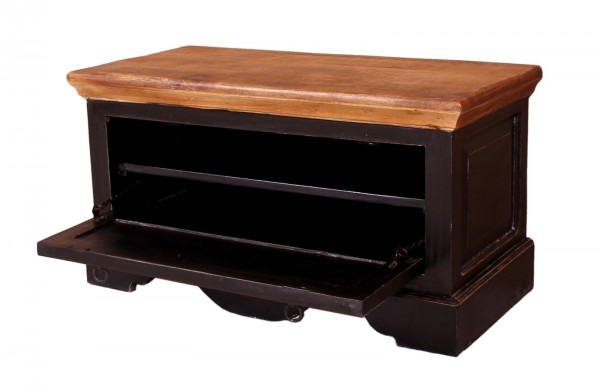 Sit Möbel Dielen-Set (CORSICA) 18000-31 (schwarz mit honigfarbiger Deckplatte) Letzter Tag