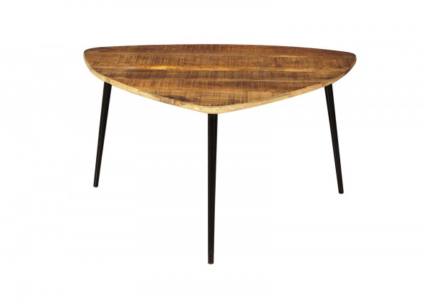 Sit Möbel Couchtisch 80x80x47 cm (SIDNEY) 14344-01 (natur, schwarz)