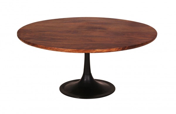 Sit Möbel Couchtisch 80x80 cm (TOM TAILOR) 12880-01 (Platte antikbraun, Sockel schwarz) Fabrik Onlineshop