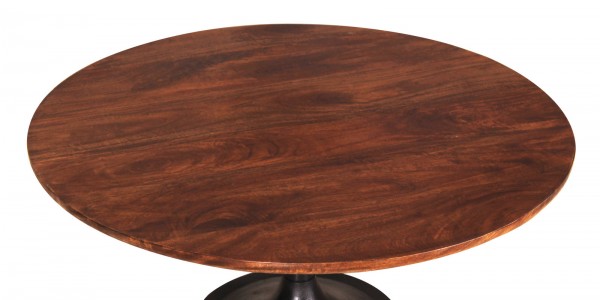 Sit Möbel Couchtisch 80x80 cm (TOM TAILOR) 12880-01 (Platte antikbraun, Sockel schwarz) Fabrik Onlineshop