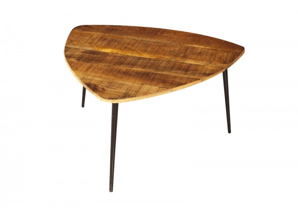 Sit Möbel Couchtisch 80x80x47 cm (SIDNEY) 14344-01 (natur, schwarz) Fabrikpreis