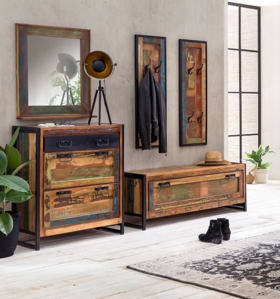 Sit Möbel Dielen-Set (BALI) 18000-20 (bunt mit antikschwarz)