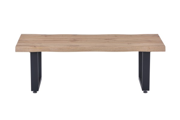 Sit Möbel Couchtisch 120x60x40 cm 19000-36 (Platte natur, Gestell schwarz)