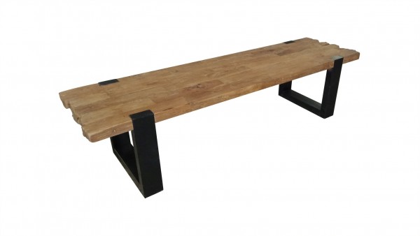 Sit Möbel Couchtisch 130x60 cm (CROCO) 11416-01 (Antikfinish, Beine schwarz) VIP-Rabatte