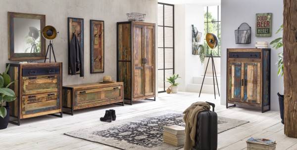 Sit Möbel Garderobe (BALI) 03563-98 (bunt mit antikschwarz) Bis zu 60% Rabatt