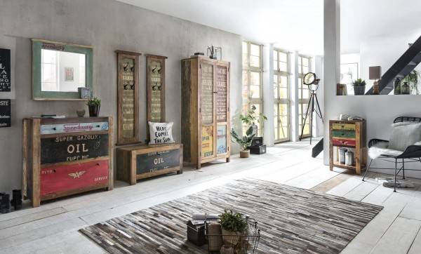 Sit Möbel Garderobe (SPEEDWAY) 05763-98 (natur + bunt lackiert) Bis zu 55% Rabatt