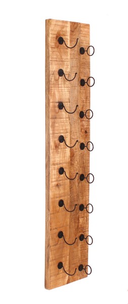 Sit Möbel Wand-Weinregal (RUSTIC) 01932-04 (natur antik mit antikschwarzen Haken) Günstiger Verkauf