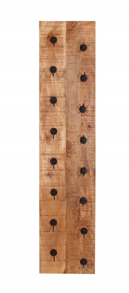Sit Möbel Wand-Weinregal (RUSTIC) 01932-04 (natur antik mit antikschwarzen Haken) Günstiger Verkauf