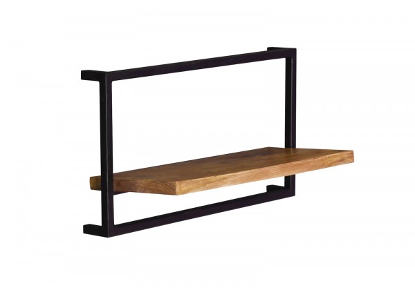 Sit Möbel Wandregal (SIDNEY) 14347-01 (natur, schwarz) Exklusivangebot