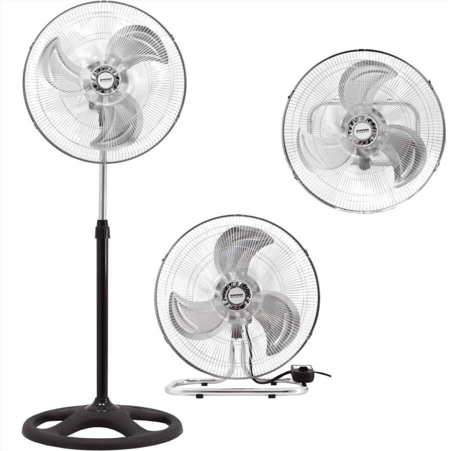 Syntrox Germany 3in1 Edelstahl Standventilator Tischventilator Wandventilator Jivari Tiefpreis