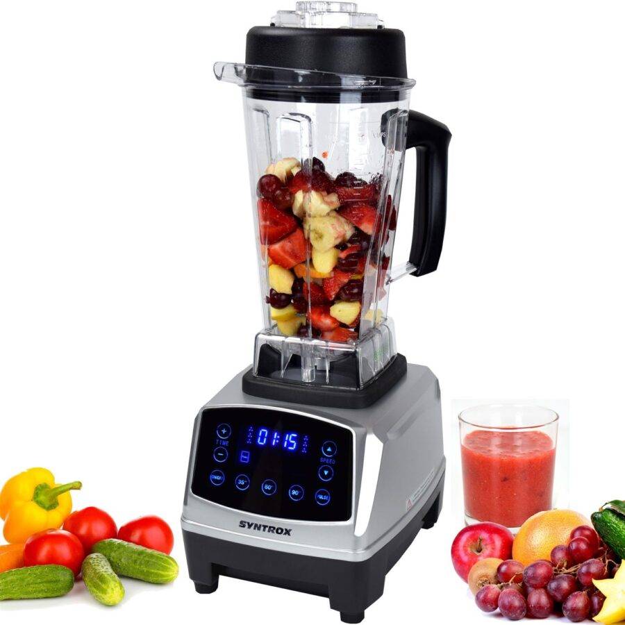 Syntrox Germany Hochleistungsmixer Küchenmixer Standmixer Digital Quibbo