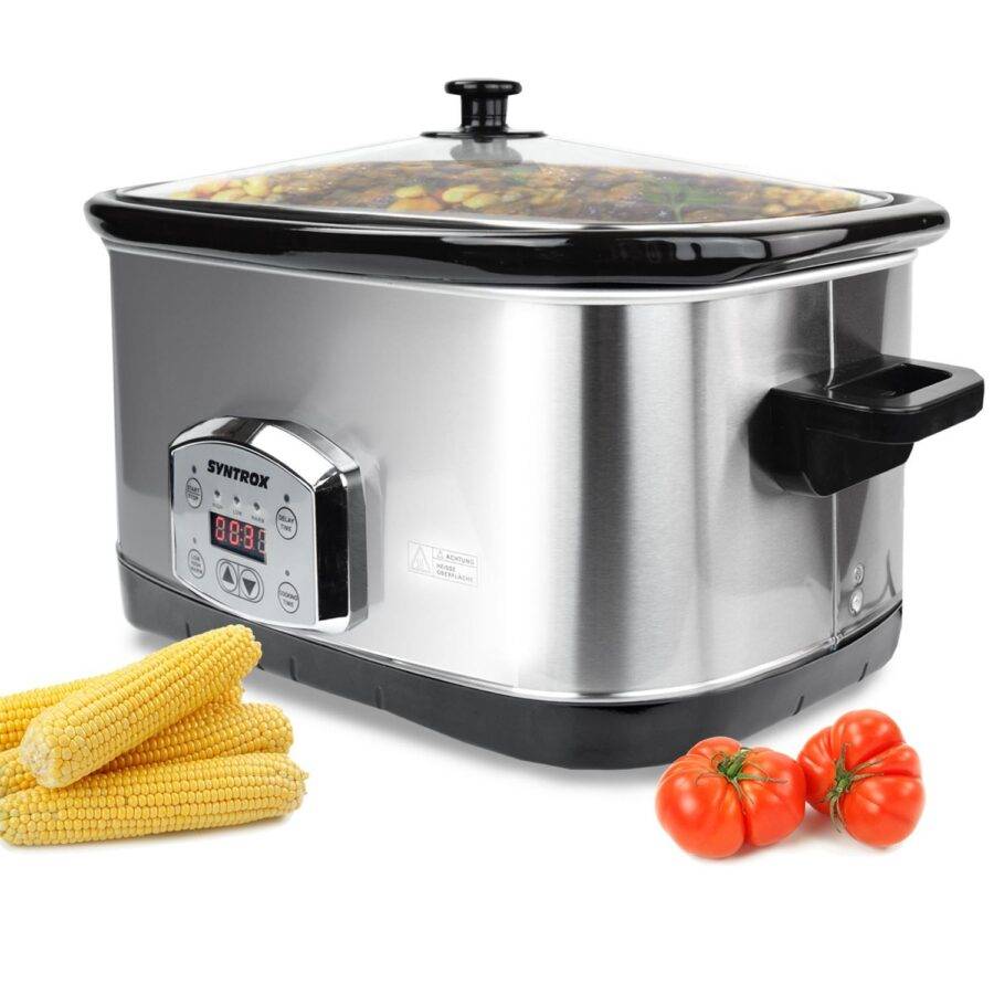 Syntrox Germany 7,5 l Slow Cooker Schmortopf Schongarer Multikocher Lotel Speichern exportieren