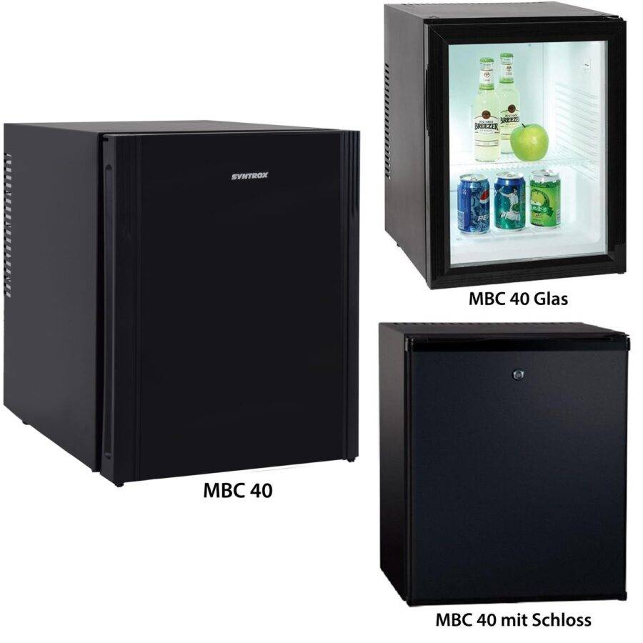 Syntrox Germany 40 l Kleiner Mini Kühlschrank lautlos Bharan Barkühlschrank geräuchlos Zeitbegrenzte Promotion